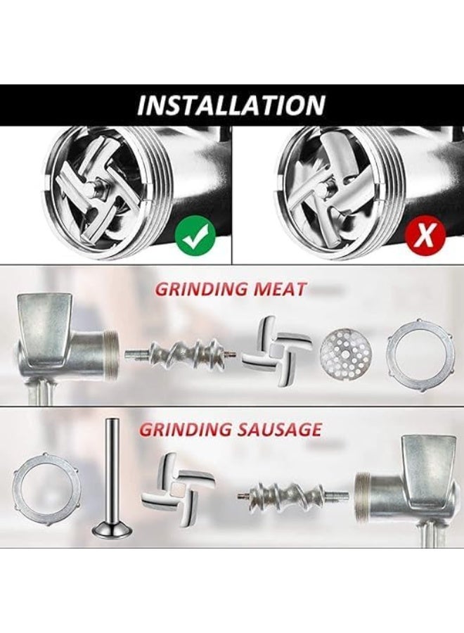 Stainless steel meat grinder blade replacement, stainless steel knife for meat grinder blade, meat slicer blade - Image 5